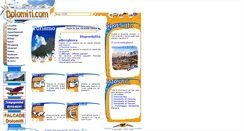 Desktop Screenshot of dolomiti.com